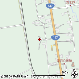 長野県大町市常盤2605周辺の地図