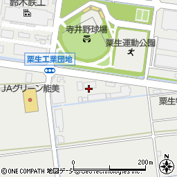 石川県能美市粟生町ヨ周辺の地図