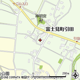 群馬県前橋市富士見町引田272周辺の地図