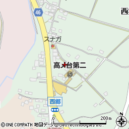栃木県真岡市西郷211-2周辺の地図