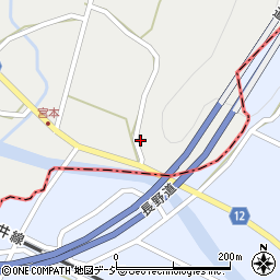 長野県東筑摩郡麻績村麻4390周辺の地図