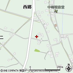 栃木県真岡市西郷264周辺の地図