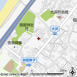石川県能美市大浜町ウ周辺の地図