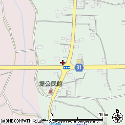 ファミリーマート那珂堤店周辺の地図