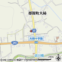 栃木県栃木市都賀町大柿1510-7周辺の地図