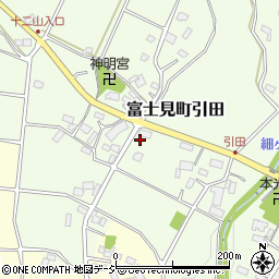 群馬県前橋市富士見町引田66周辺の地図