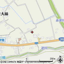 栃木県栃木市都賀町大柿1587周辺の地図