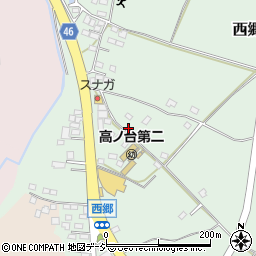 栃木県真岡市西郷212周辺の地図