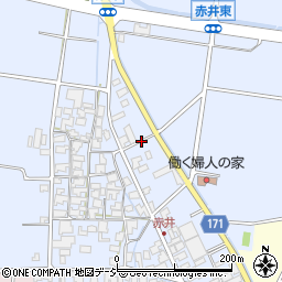 石川県能美市赤井町（ホ）周辺の地図