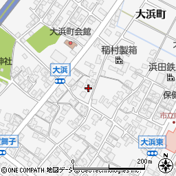 石川県能美市大浜町ク13周辺の地図
