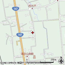 長野県大町市常盤4056周辺の地図