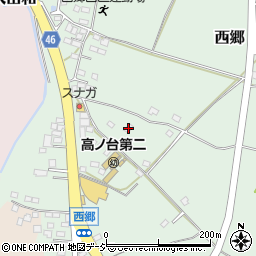 栃木県真岡市西郷217周辺の地図
