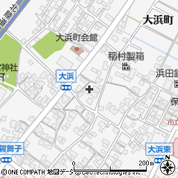 石川県能美市大浜町ク12周辺の地図