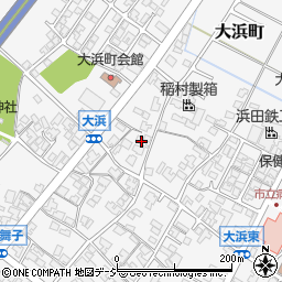 石川県能美市大浜町ク17周辺の地図