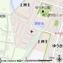 栃木県河内郡上三川町ゆうきが丘66-8周辺の地図