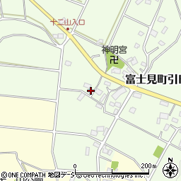 群馬県前橋市富士見町引田258周辺の地図