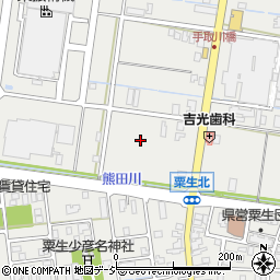 石川県能美市粟生町レ周辺の地図