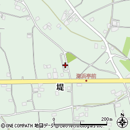 茨城県那珂市堤666-6周辺の地図