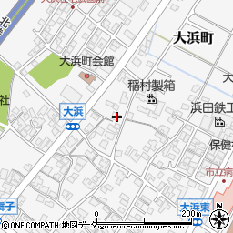石川県能美市大浜町ク18周辺の地図