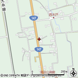 長野県大町市常盤4146周辺の地図