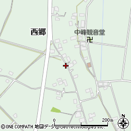 栃木県真岡市西郷258周辺の地図