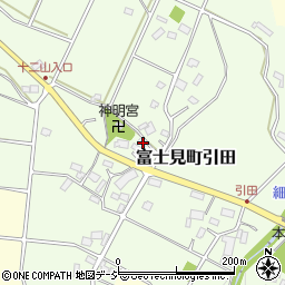 群馬県前橋市富士見町引田264周辺の地図
