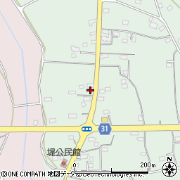 茨城県那珂市堤689周辺の地図