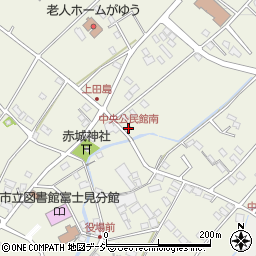 中央公民館南周辺の地図