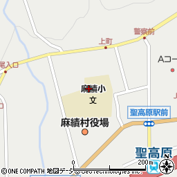 長野県東筑摩郡麻績村麻中町周辺の地図