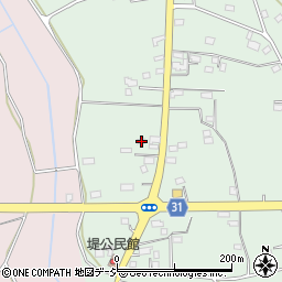 茨城県那珂市堤689-1周辺の地図