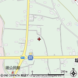 茨城県那珂市堤673周辺の地図