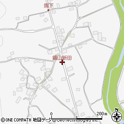 鍋山新田周辺の地図