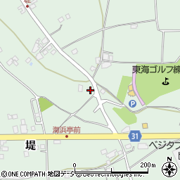 茨城県那珂市堤898-1周辺の地図