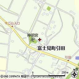 群馬県前橋市富士見町引田223周辺の地図