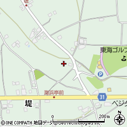 茨城県那珂市堤897周辺の地図