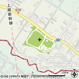上野田ふれあい公園周辺の地図
