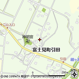 群馬県前橋市富士見町引田224周辺の地図