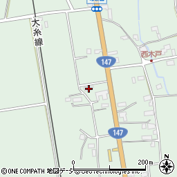 長野県大町市常盤3700周辺の地図
