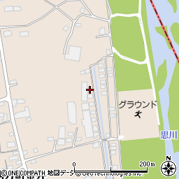 栃木県栃木市西方町金井周辺の地図