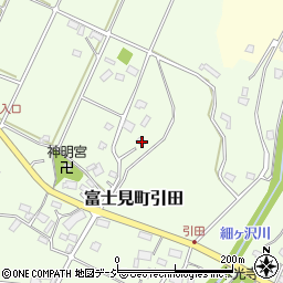 群馬県前橋市富士見町引田214周辺の地図
