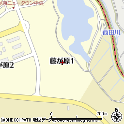 茨城県水戸市藤が原1丁目周辺の地図