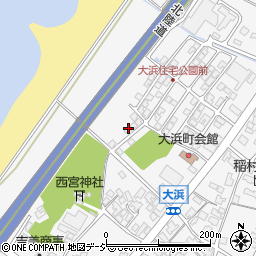 石川県能美市大浜町ク74周辺の地図