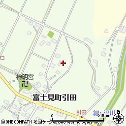 群馬県前橋市富士見町引田215周辺の地図