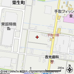 石川県能美市粟生町ネ周辺の地図
