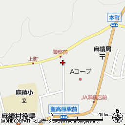 長野県東筑摩郡麻績村麻3878周辺の地図