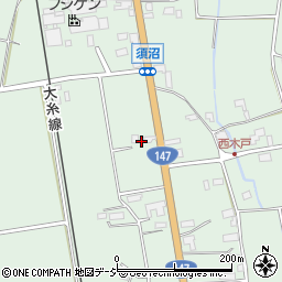 長野県大町市常盤3696周辺の地図