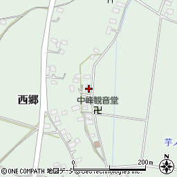 栃木県真岡市西郷629周辺の地図
