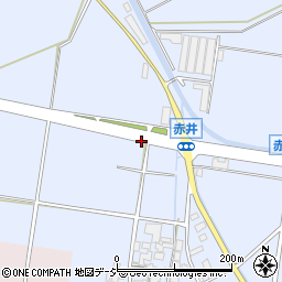 石川県能美市赤井町ニ周辺の地図