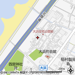 石川県能美市大浜町ク100周辺の地図