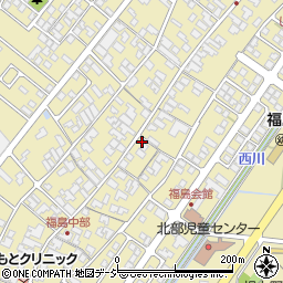 石川県能美市福島町ヨ周辺の地図